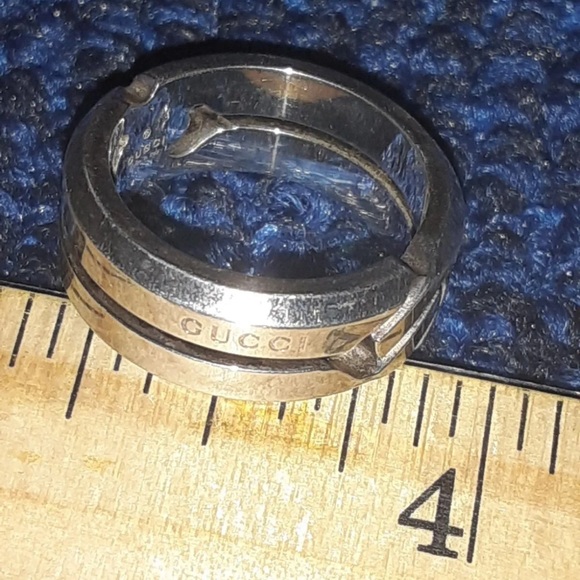 Gucci Silver Ring Authentic - Picture 2 of 7